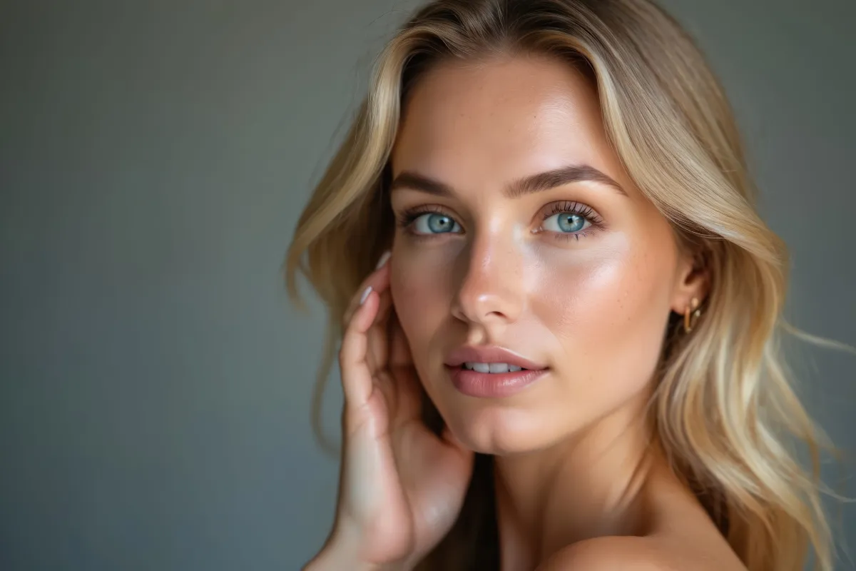 Smooth and glowing complexion after laser skin resurfacing at Allure Dermatology