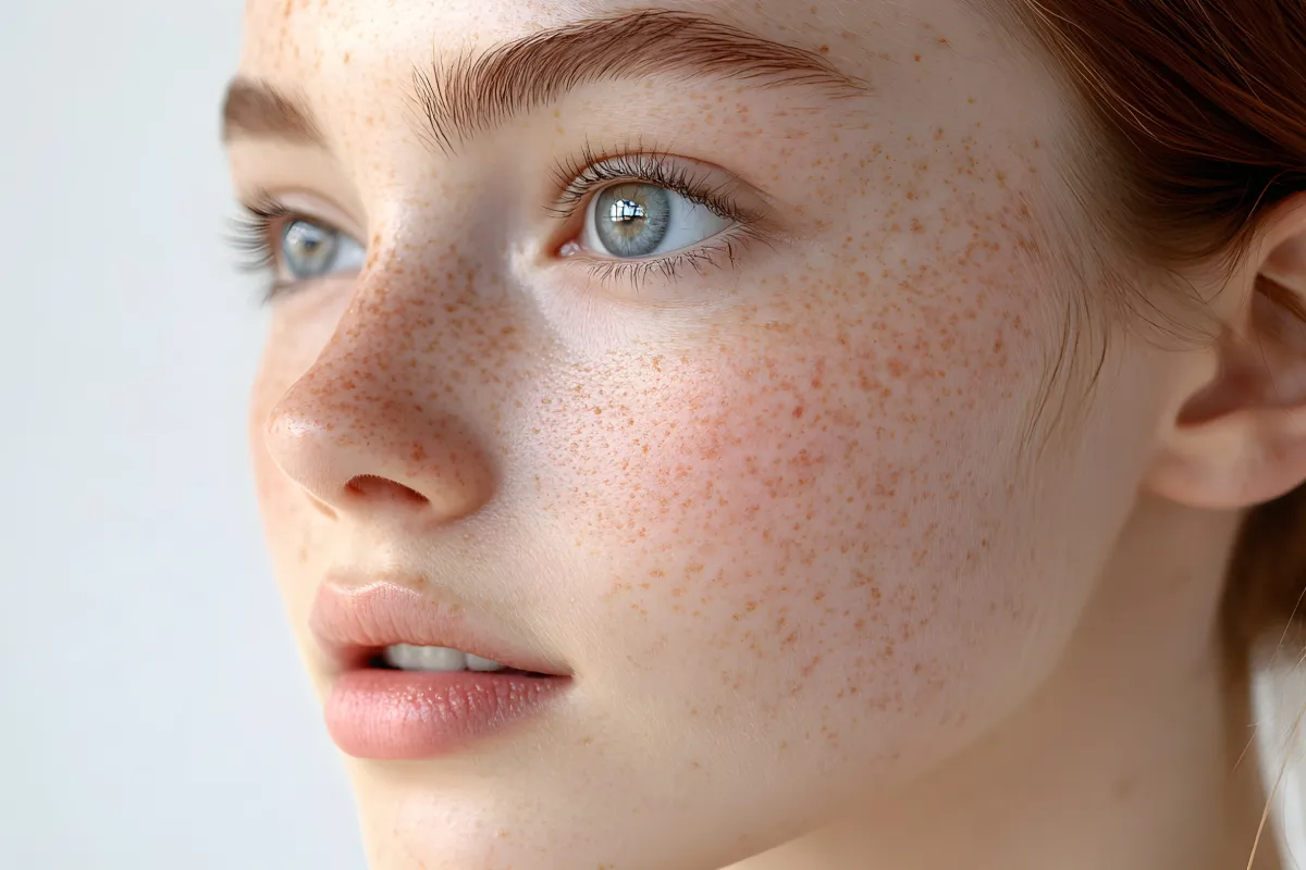 Woman receiving professional acne scar treatment at Allure Dermatology